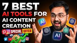 Thumbnail: 🚀 7 Best AI Tools For AI Content Creation (2026 Guide) 💰🤖