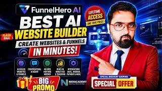Thumbnail: Best AI Website Builder | Create AI Website And Funnels In Minutes With FunnelHero AI