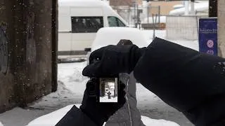 Thumbnail: POV Street Photography in Snow  Sony A7 IV + 85mm  25 Min Walk