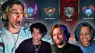 Thumbnail: xQc's League of Legends Ranked 5s Go HORRIBLY WRONG ft. Soda, Tyler1 & Dantes