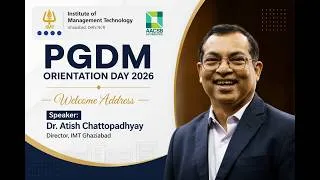 Thumbnail: The PGDM Orientation Day 2026 at IMT Ghaziabad