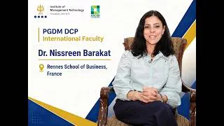 Thumbnail: Dr. Nissreen Barakat shares her experience of being a part of IMTG  PGDM Dual Country Program (DCP).