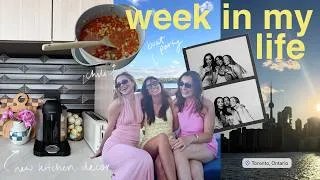 Thumbnail: Week in my life IN THE CITY! cute kitchen decor, boat party & trying new spots!