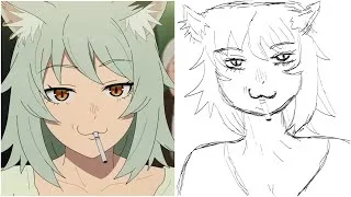 Thumbnail: Drawing A Character From The MOST Disgusting Anime