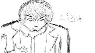 Thumbnail: Drawing light yagami so i can stop doomscrolling...