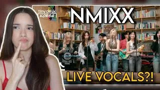 Thumbnail: Hearing NMIXX's Real Live Vocals for the First Time! | Tiny Desk Korea Reaction