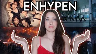 Thumbnail: ENHYPEN - “Brought The Heat Back” + “No Doubt” + “Bad Desire” + “Knife” MV Reaction!!