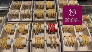 Thumbnail: Wow don’t miss beautiful gold bangle below 50,000₹ starting lightweight heavy look from Malabar gold