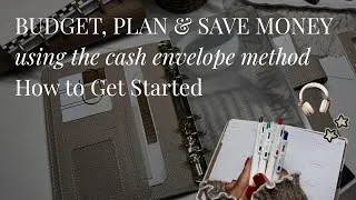 Thumbnail: BUDGET BINDER SETUP IDEAS ✉️✨ cash envelope method for beginners