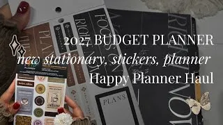 Thumbnail: NEW 2027 BUDGET PLANNER Unboxing ☕️✉️✨ The Happy Planner Haul