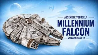 Thumbnail: Assemble Yourself a Millennium Falcon - Mechanical Model Kit by Ugears | Scale 1:75 | Speed Build