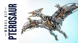 Thumbnail: Mechanical PTEROSAUR - Flying Dinosaur Model Kit | Jurassic World series | MJI Blocks Speed Build
