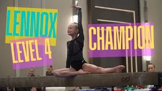 Thumbnail: Gymnast Lennox Takes the GOLD in Level 4 Competition!