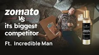 Thumbnail: Zomato vs its biggest competitor Ft. Incredible Man