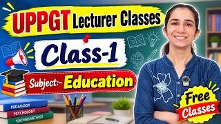 Thumbnail: Class-1 UPPGT Education Classes | UPESSC Lecture PGT Education @InculcateLearning #uppgt #education 