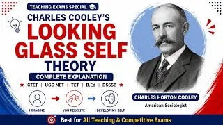 Thumbnail: Looking Glass Self Theory by Charles H. Cooley | #cdp #ctet #study #ctetexam #dsssb #tet #exams #fyp