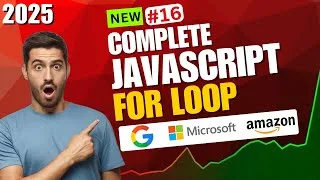 Thumbnail: For Loop in JavaScript Explained | Complete Beginner Tutorial 2025