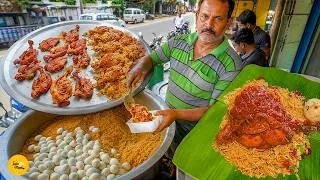 Thumbnail: Tamil Style Chicken Egg Biryani  In Pondicherry l Tamil Nadu Street Food