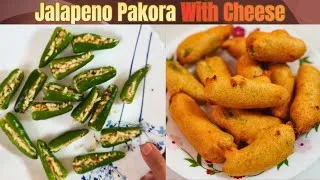 Thumbnail: Jalapeno Cheese Pakora Recipe | Must Try Fusion Snack 🧀🧀🌶️#recipe #cheese