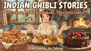 Thumbnail: Baking From Scratch: Croissants, Tutti- Frutti Buns & Chocolate Cake | ASMR Bakery/ No talking.