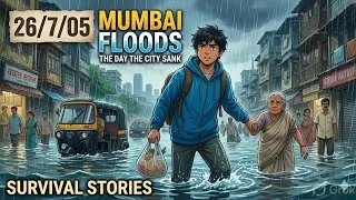 Thumbnail: 26/7/05 Mumbai Floods/ Ghibli Animation/ Mumbai City struggles/ The Day Mumbai Drowned