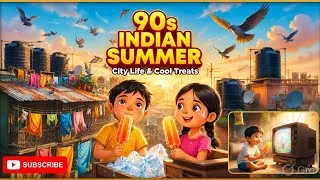 Thumbnail: 90's Indian Mumbai Summers/ Ghibli style ASMR memories of summer holidays 