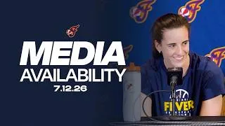 Thumbnail: Caitlin Clark Pregame Media Availability at Las Vegas Aces | July 12, 2026