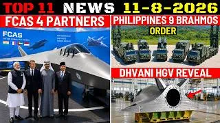 Thumbnail: Indian Defence Updates : FCAS New Partners,Dhvani HGV Reveal,Philippines 9 More BrahMos,300 Dhanush