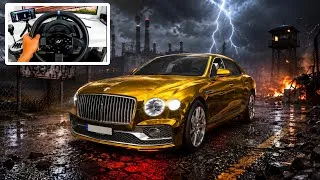 Thumbnail: Driving a GOLD Bentley in the Most Dangerous Storm! ⚡ | Steering Wheel Gameplay | Ultra Graphics