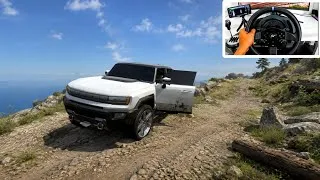 Thumbnail: Insane Off-Roading with Electric Pickup! 😱 | Steering Wheel Gameplay | Ultra Realistic