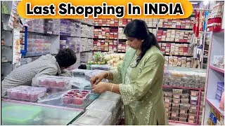 Thumbnail:  Gold Saree &Bangles shopping before leaving India 🇮🇳 Last Shopping in India