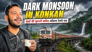 Thumbnail: 12618 Covering Extreme Monsoon of Konkan through Mangla lakshadweep Express 