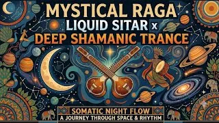 Thumbnail: Raga Fusion: Liquid Sitar x Deep Shamanic Trance | Somatic Night Flow (1 Hour)