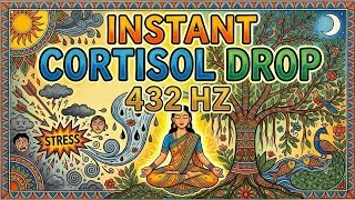 Thumbnail: Instant Cortisol Drop: 432Hz Sacred Sitar & Grounding Tanpura for a Calm Morning