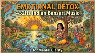 Thumbnail: 432Hz Indian Bansuri Music for Emotional Detox | Deep Mental Clarity & Healing | Lower cortisol 