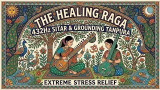 Thumbnail: The Healing Raga | 432Hz Sitar & Grounding Tanpura for Extreme Stress Relief