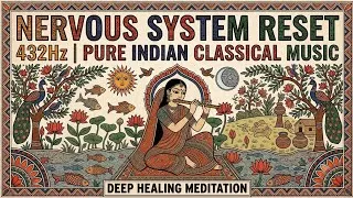 Thumbnail: Nervous System Reset: 432Hz Pure Indian Classical Flute for Deep Healing