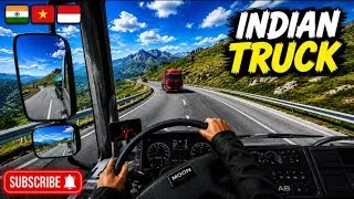 Thumbnail: 🇮🇳🇻🇳🇮🇩 Truck 3 Mountain Adventure 🚛🏔️ | Beautiful Mountain Road