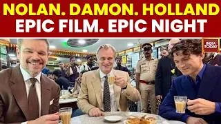 Thumbnail: Hollywood Royalty In Mumbai: Nolan, Damon & Holland At The Odyssey Red Carpet | The Odyssey Premiere