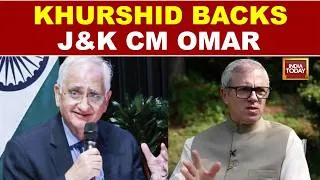 Thumbnail: Salman Khurshid Backs Omar Abdullah, Alleges 'Money, Pressure' In Politics Over J&K Statehood