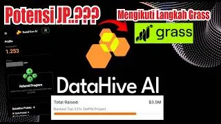 Thumbnail: Cara Dapetin USD Gratis dan Point Airdrop di project DePin DataHive Ai
