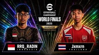 Thumbnail: QUARTER FINALS MATCH | RRQ_RADIN🇮🇩 vs JXMXRN🇹🇭 | eFootball Championship World Finals 2026
