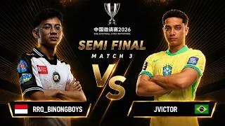 Thumbnail: Semi Finals Match 3 | RRQ_BINONGBOYS🇮🇩 vs JVICTOR🇧🇷 | eFootball China Championship 2026