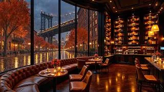 Thumbnail: Relaxing Autumn Jazz at Cozy Coffee Shop Ambience 🍂 Warm Jazz Music & Crackling Fireplace for Calm