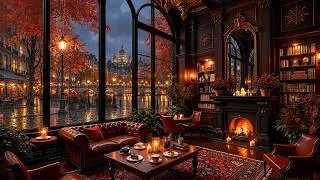 Thumbnail: Rainy Jazz in Cozy Fall Coffee Shop Ambience 🍂 Relaxing Piano Jazz & Rain Sounds for Good Mood
