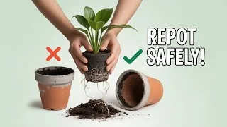 Thumbnail: How to Repot Houseplants Safely | Indoor Plant Care for Beginners