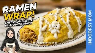 Thumbnail: Turn Instant Noodles Into This Crispy Cheesy Omelette Wrap | Indoorsy Mom