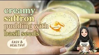 Thumbnail: Creamy Custard with Basil Seeds 🥰You Won't Believe This Unique Dessert! Indoorsy Mom