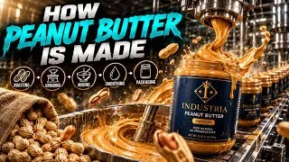 Thumbnail: How Peanut Butter is Made🥜 THE MOST DEADLY SNACK?! 🤤💀