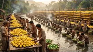 Thumbnail: Inside an Ancient Mango Factory: Primitive Mass Production (Full Process)